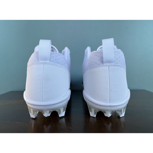 Nike Alpha Menace Pro 2 Low White/Black Football Cleats Men’s Size 15 CV6477-100 - Picture 9 of 11